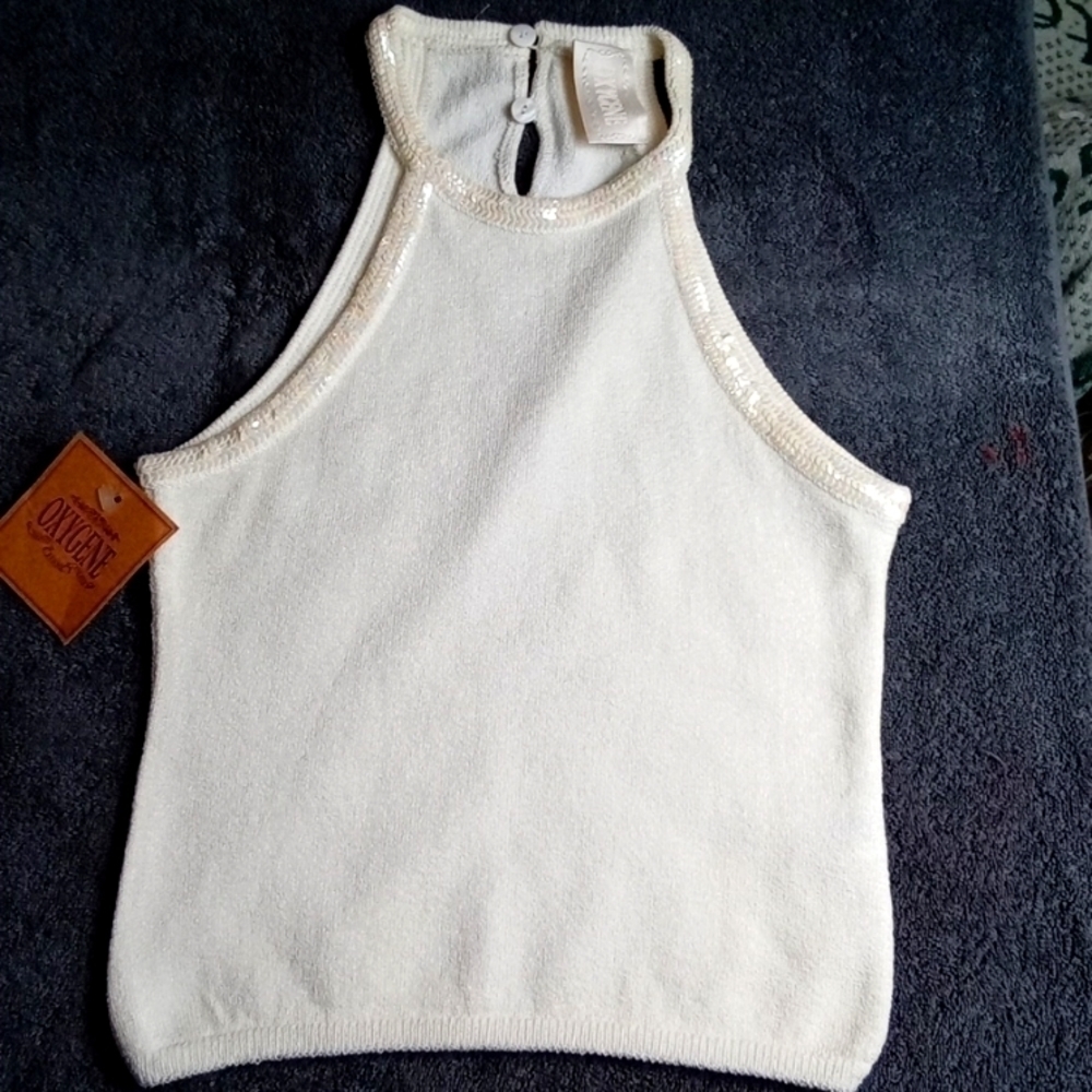NEW❤️‍🔥 Oxygene VINTAGE women's med sweater top gorgeous - Picture 2 of 10